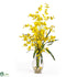 Silk Plants Direct Dancing Lady Liquid Illusion - Yellow - Pack of 1