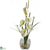 Silk Plants Direct Calla Lilly Liquid Illusion - Cream - Pack of 1