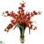 Silk Plants Direct Cymbidium Orchid - Burgundy - Pack of 1