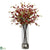 Silk Plants Direct Giant Cherry Blossom Arrangement - Red - Pack of 1