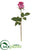 Silk Plants Direct Rose Bud Artificial Flower - White - Pack of 6