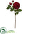 Silk Plants Direct Rose Artificial Flower - White - Pack of 6