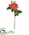 Silk Plants Direct Rose Artificial Flower - White - Pack of 6