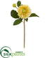 Silk Plants Direct Dahlia Artificial Flower - Yellow - Pack of 6