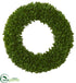 Silk Plants Direct Tea Leaf Wreath - Pack of 1