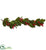 Silk Plants Direct Magnolia Berry Pine Artificial Garland - Pack of 1