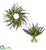 Silk Plants Direct Lavender Arrangement and 14” Lavender Wreath - Pack of 1