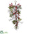 Silk Plants Direct Berry, Pine & Snowflake Teardrop - Pack of 1