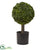 Silk Plants Direct Boxwood Ball Topiary Artificial Tree - Pack of 1