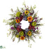 Silk Plants Direct Spring Garden Wreath - Pack of 1