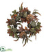 Silk Plants Direct Pumpkin & Gourd Wreath - Pack of 1