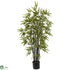 Silk Plants Direct Black Bamboo Tree - Pack of 1