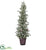 Silk Plants Direct Snowy Mini Pine - Pack of 1