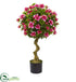 Silk Plants Direct Azalea Artificial Topiary Tree - Pack of 1