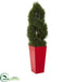 Silk Plants Direct Double Pond Cypress Spiral Artificial Tree - Pack of 1