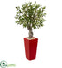 Silk Plants Direct Olive Artificial Tree - Pack of 1