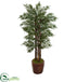 Silk Plants Direct Parlour Palm Tree - Pack of 1