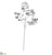 Silk Plants Direct Metallic Eucalyptus Artificial Plant - Silver - Pack of 24