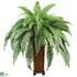 Silk Plants Direct Boston Fern - Green - Pack of 1