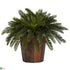 Silk Plants Direct Cycas - Green - Pack of 1