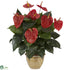 Silk Plants Direct Anthurium - Pack of 1