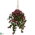 Silk Plants Direct Bougainvillea Silk Hanging Basket - Pack of 1