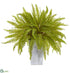 Silk Plants Direct Fern Artificial Plant - Pack of 1