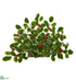 Silk Plants Direct Variegated Holly with Berries Artificial Ledge Plant - Pack of 1