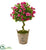 Silk Plants Direct Azalea Artificial Topiary Tree - Pack of 1