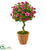 Silk Plants Direct Azalea Artificial Topiary Tree - Pack of 1