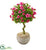 Silk Plants Direct Azalea Artificial Topiary Tree - Pack of 1