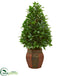 Silk Plants Direct Bay Leaf Cone Topiary Artificial Tree - Pack of 1