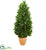 Silk Plants Direct Bay Leaf Cone Topiary Artificial Tree - Pack of 1