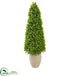 Silk Plants Direct Eucalyptus Topiary Artificial Tree - Pack of 1