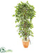 Silk Plants Direct Elegant Ficus Artificial Tree - Pack of 1