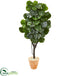 Silk Plants Direct Fiddle Leaf Fig Artificial Tree - Pack of 1