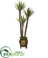 Silk Plants Direct Yucca Artificial Tree - Pack of 1