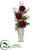 Silk Plants Direct Magnolia and Mum Artificial Arrangement - Pack of 1