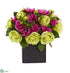 Silk Plants Direct Rose and Azalea Artificial Arrangement - Pack of 1