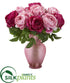 Silk Plants Direct Peony Artificial Arrangement - Assorted - Pack of 1