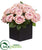 Silk Plants Direct Rose Artificial Arrangement - Pink - Pack of 1