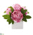 Silk Plants Direct Peony Artificial Arrangement - Orchid - Pack of 1