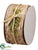 Paper Bark Ribbon - Green Brown - Pack of 6