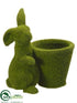 Silk Plants Direct Moss Bunny - Green - Pack of 2