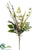 Mini Daisy, Astilbe, Fern Spray - Yellow Cream - Pack of 24