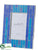 Wood Look Mosaic Picture Frame - Blue - Pack of 3