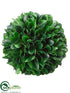 Silk Plants Direct Boxwood Ball - Green - Pack of 6