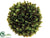 Orange Leaf Ball - Green Burgundy - Pack of 6