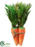 Silk Plants Direct Carrot Bundle - Orange - Pack of 12