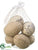 Burlap Egg - Brown - Pack of 12